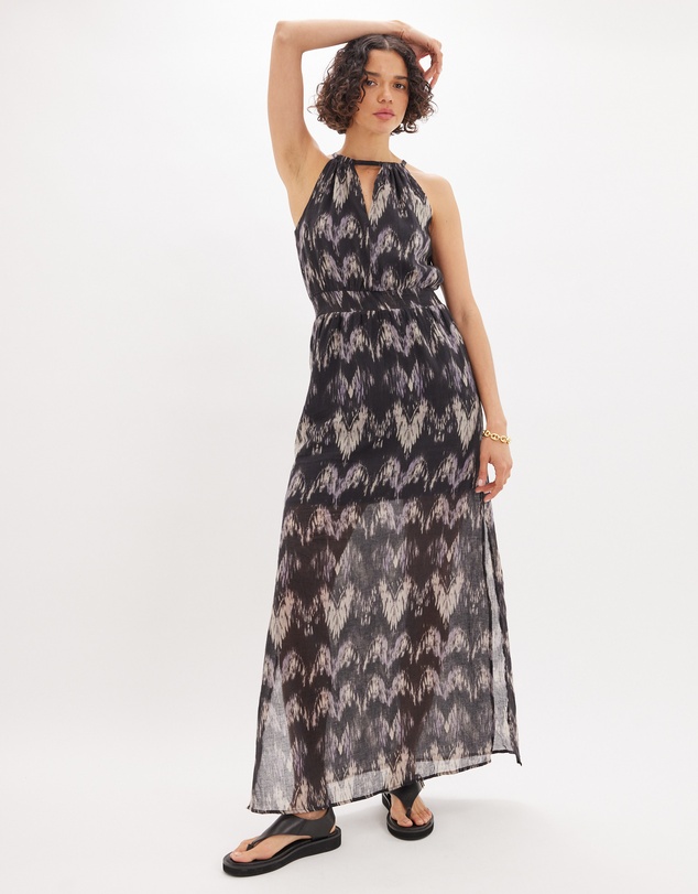 Amelius - Noreen Halter Maxi Dress