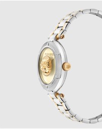 Plein Sport - OPIUM 34mm Silver Tone Analogue Watch