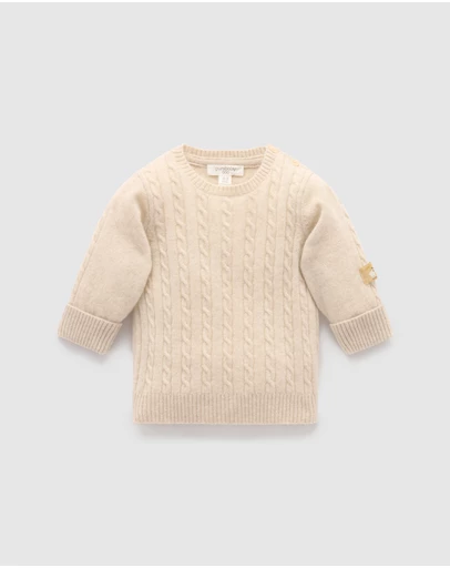 Purebaby - Cashmere Jumper -Kids-Babies