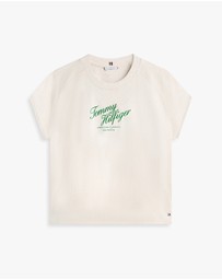 Tommy Hilfiger - Seasonal Script Cap Sleeve Tee