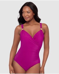 Miraclesuit Swimwear  - Razzle Dazzle Siren Crossover Shaping Swimsuit