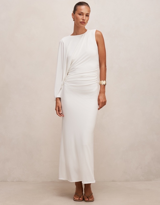 Forever New - Fleur Cape Shoulder Maxi Dress
