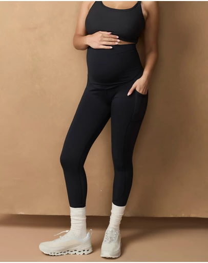 Soon Maternity - Active Overbelly Side Pocket Leggings