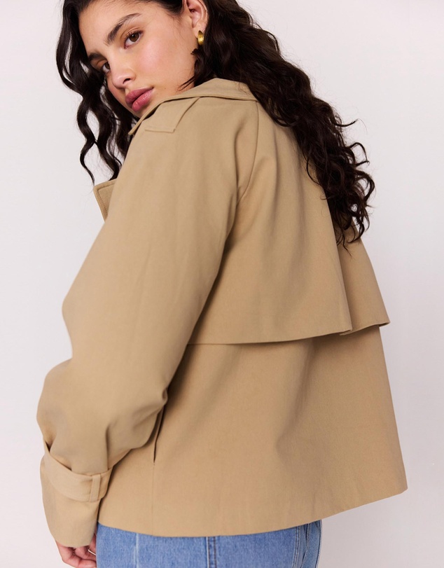 MINKPINK - Aya Cropped Trench