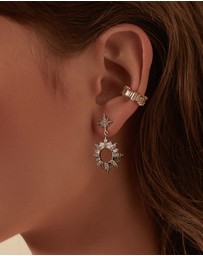Wanderlust + Co - Sunseeker Silver Earrings