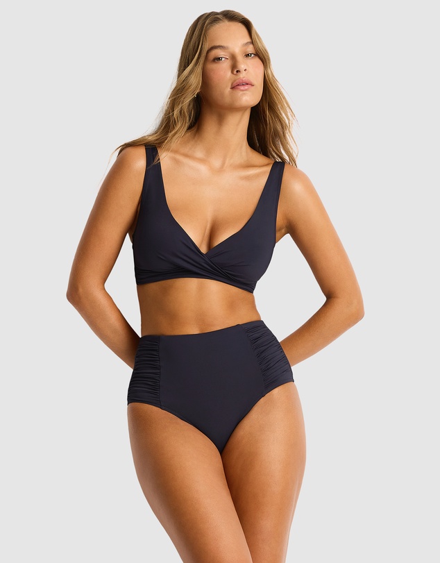 Sea Level Australia - Essentials Cross Front Multifit Bra Top
