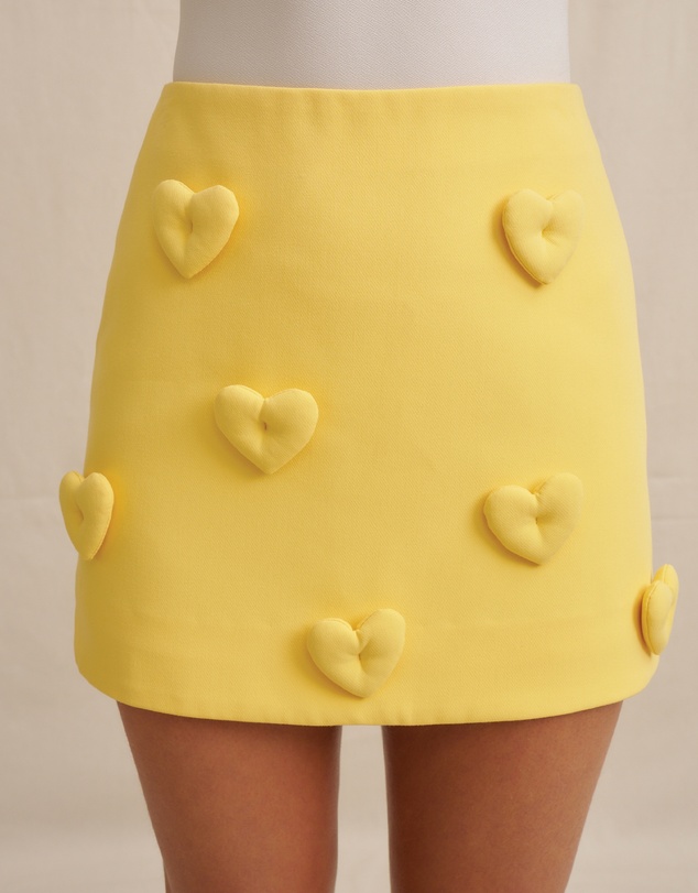 BY JOHNNY. - Amora Heart Mini Skirt