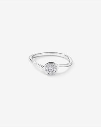Michael Hill - 0.12 TW Diamond Promise Ring in Sterling Silver