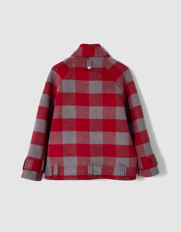 Damson Madder - Polly Wool Bomber Jacket
