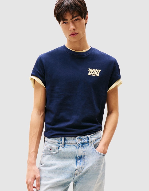 Tommy Jeans - Bubble Logo Back Graphic T-Shirt