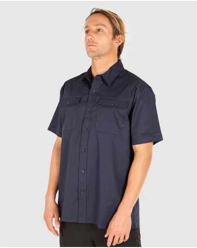 UNIT Workwear - UNIT Mens Short Sleeve Task Work Drill Shirt