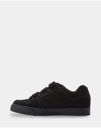 DC Shoes - Boys 8 to 16 Pure V Skate Shoes