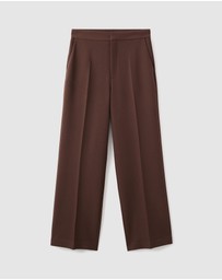 M.N.G - High-Waist Straight Trousers