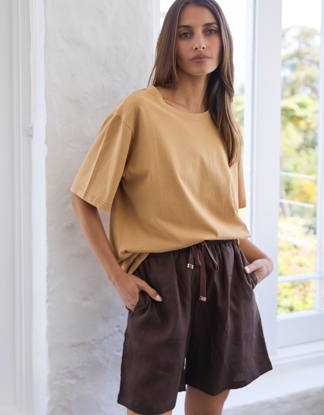 CAMIXA - Panthea Linen Shorts
