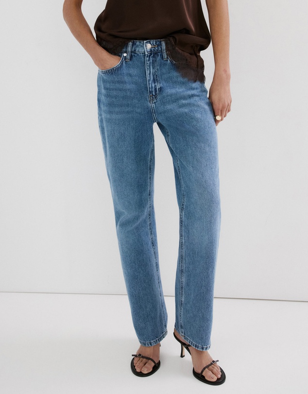 M.N.G - Matilda Medium-Rise Straight-Fit Jeans