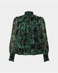 Forcast - Veda Collar Blouse