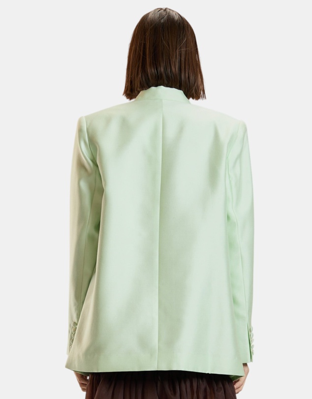 Cynthia Rowley - Silk Wool Double Breasted Blazer