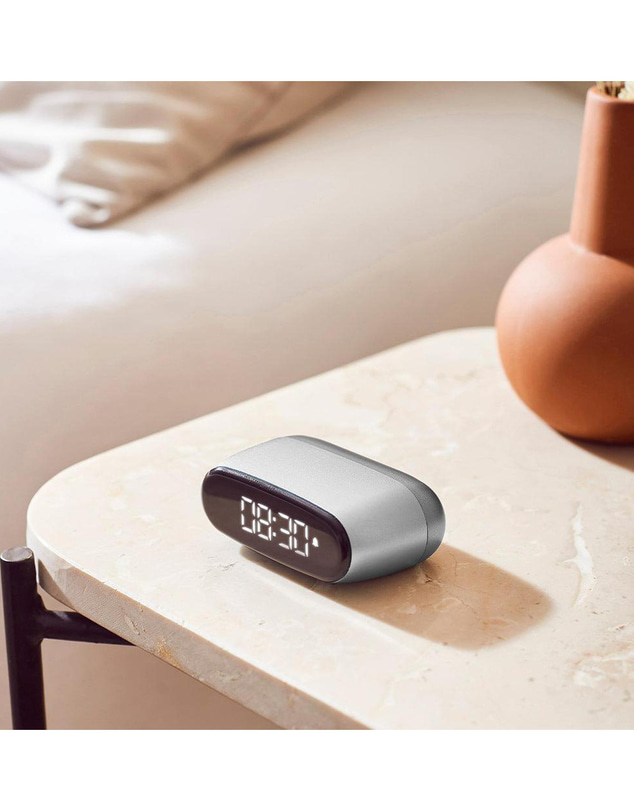 Lexon - Lexon Minut Mini Alarm Clock - Alu Polish