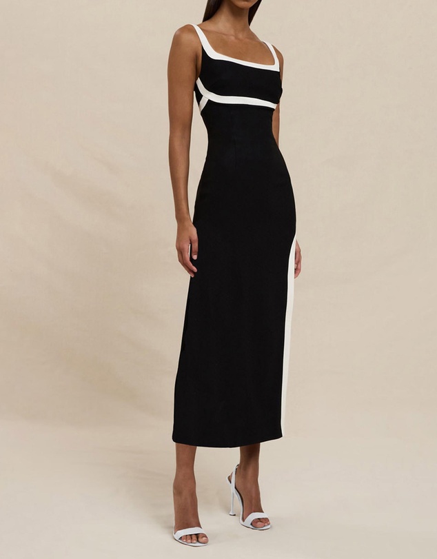 BY JOHNNY. - Saraya Scoop Split Dress