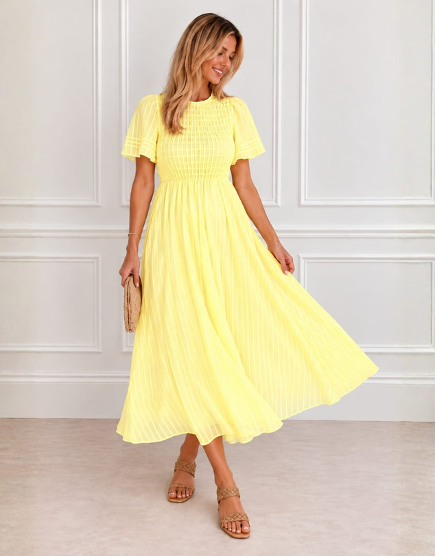 Esther & Co - Iolana Dress - Sunshine
