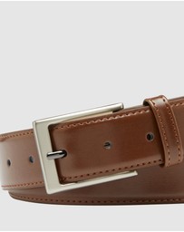 Buckle - Royce Deluxe. Australian Made Classic Leather Belt. 35mm width.