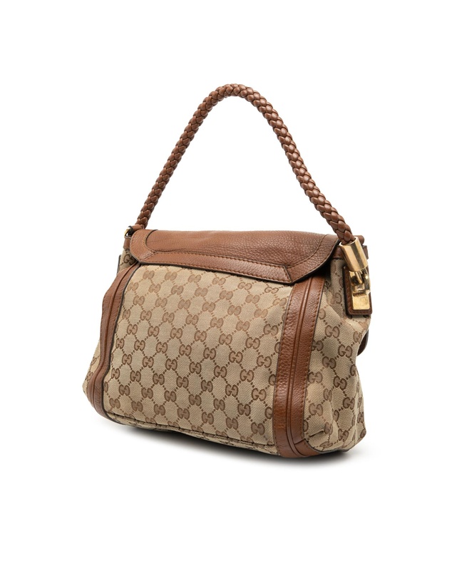 Pre-Loved by Azura Reborn - Pre-Loved GG Canvas Bella Flap Satchel