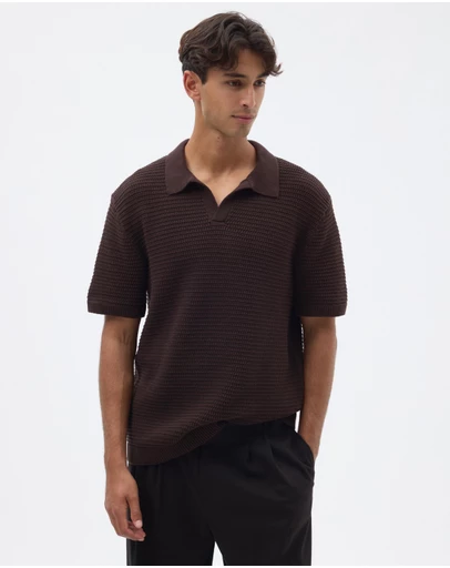 AERE - Resort Organic Cotton Knitted Polo
