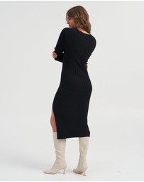 ONLY - Meddi Ribbed Midi Dress