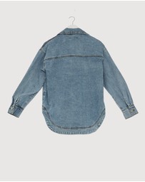 Revibe - Repaired Minima Esenciales Carmen Denim Shirt - AU 6