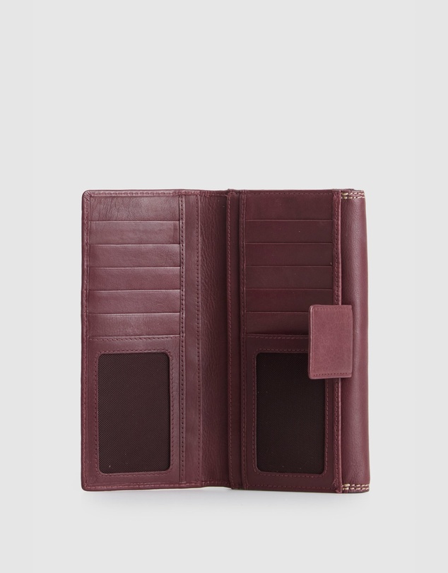 Evity - Maya Leather Large Clutch