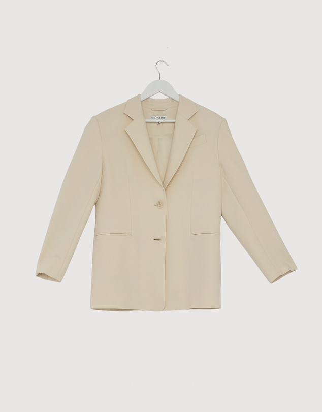Revibe - Repaired Shona Joy Irena Oversized Tailored Blazer - AU 8