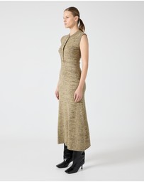 Third Form - Melange Knit Midi Dress