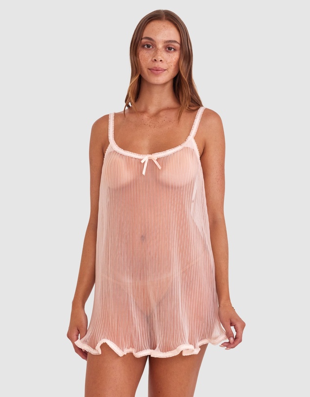 Bras N Things - Night Games Blushing Slip - Light Pink