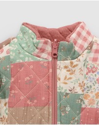 Purebaby - Reversible Quilted Jacket -Kids-Babies