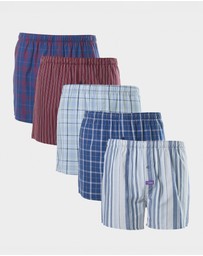 Mitch Dowd - Mens Collected Fashion Boxer Shorts 5 Pack - Multi