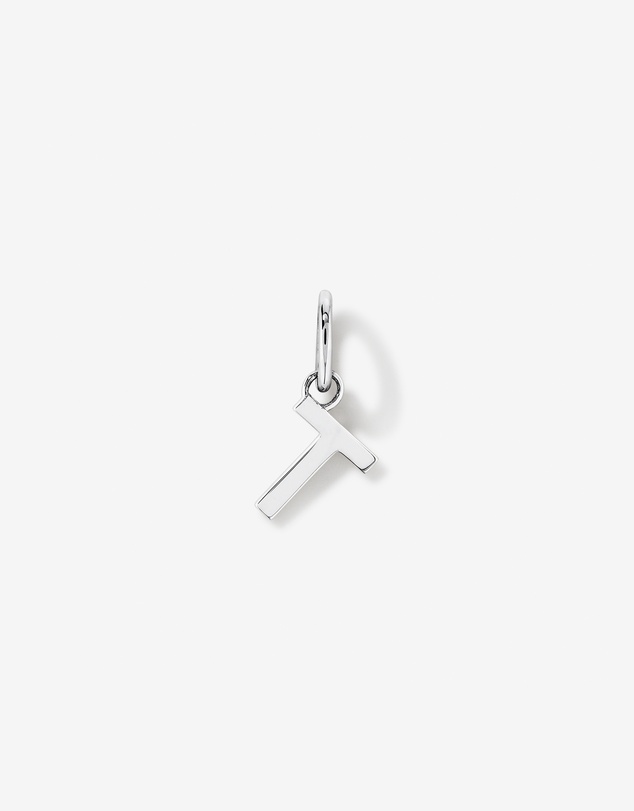 Michael Hill - Letter T Initial Pendant in Sterling Silver