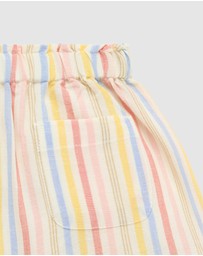 Purebaby - Linen Blend Shorts -Kids-Babies