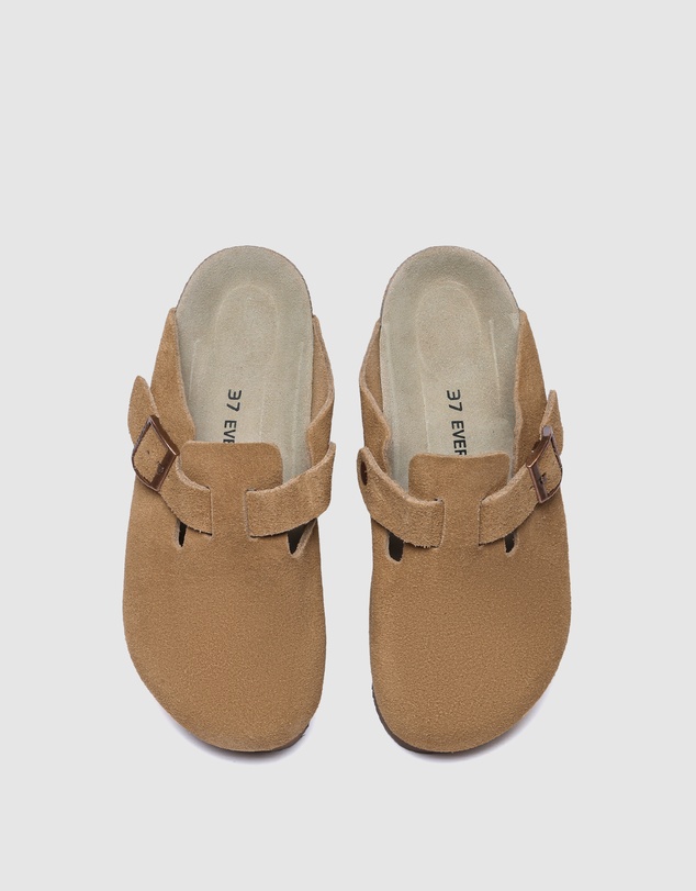 EVERAU - EverAU Ugg Brooklyn Platform Cow Suede Upper Clogs