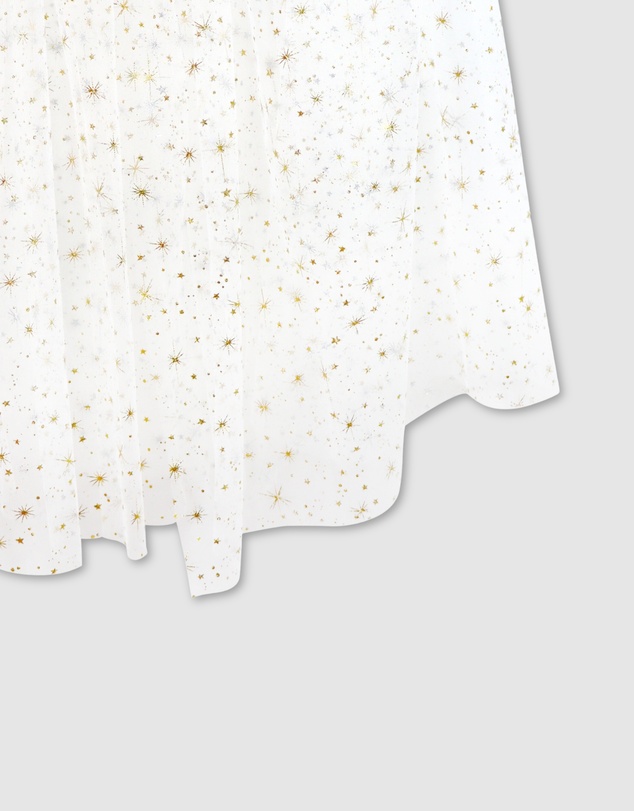 Pink Poppy - Disney Frozen Gold Snow Flakes Cape