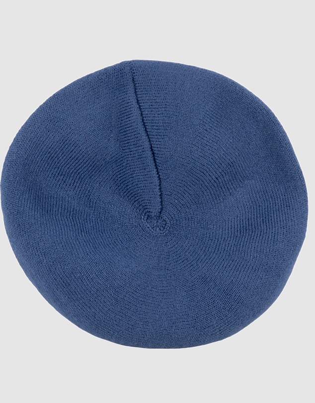 Max Alexander - European Made Blue Soft Wool Beret