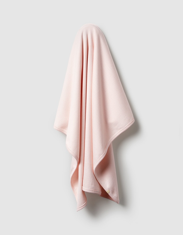 Wilson & Frenchy - Organic Stripe Rib Bunny Rug - Babies