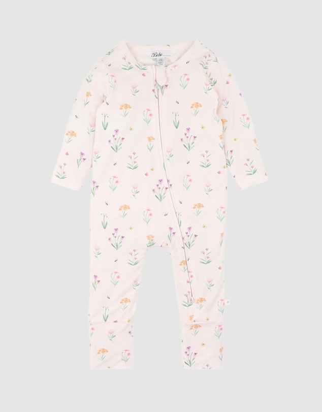 Bebe by Minihaha - Eliza Ecocosy LS Zipsuit - Babies