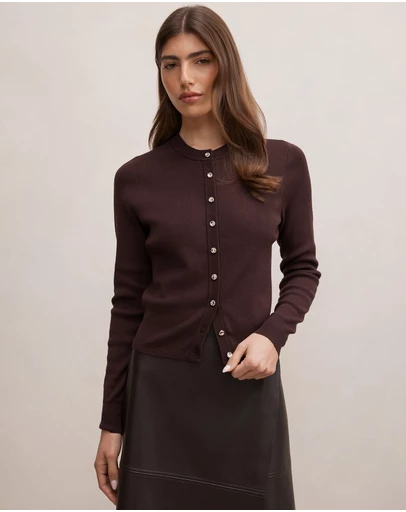 Forever New - Rylee Crew Neck Cardigan
