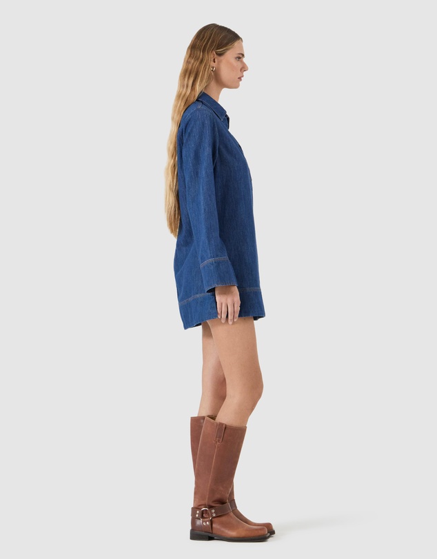 Rolla's - Marfa Tunic - Blue Smoke