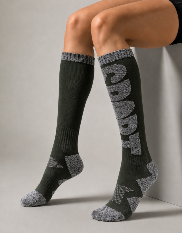 KAJA Clothing - Aspen Ski Socks -GREEN