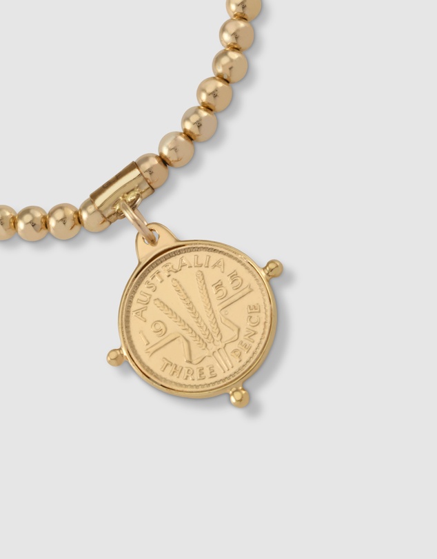 Von Treskow - Compass Frame Coin Bracelet