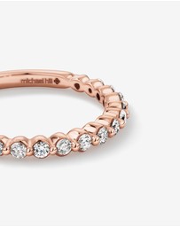 Michael Hill - Wedding Ring with 0.34 Carat TW of Diamonds in 14kt Rose Gold