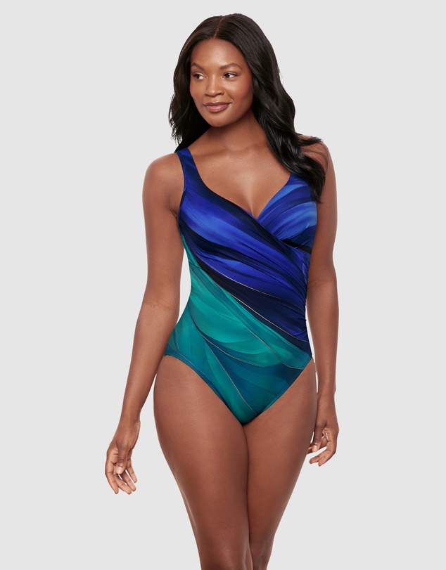 Miraclesuit Swimwear  - Maldiva It's a Wrap Underwired Tummy Control Swimsuit