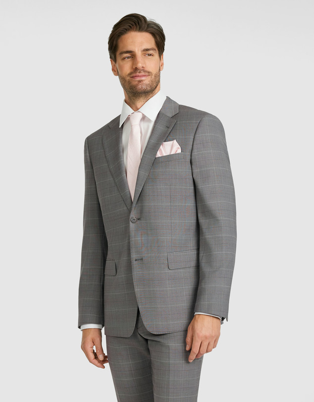 Tarocash - Sovran Check Wool Suit Jacket