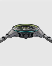 Aston Martin - HLC Chronograph Solar IP Black Stainless Steel Bracelet Watch